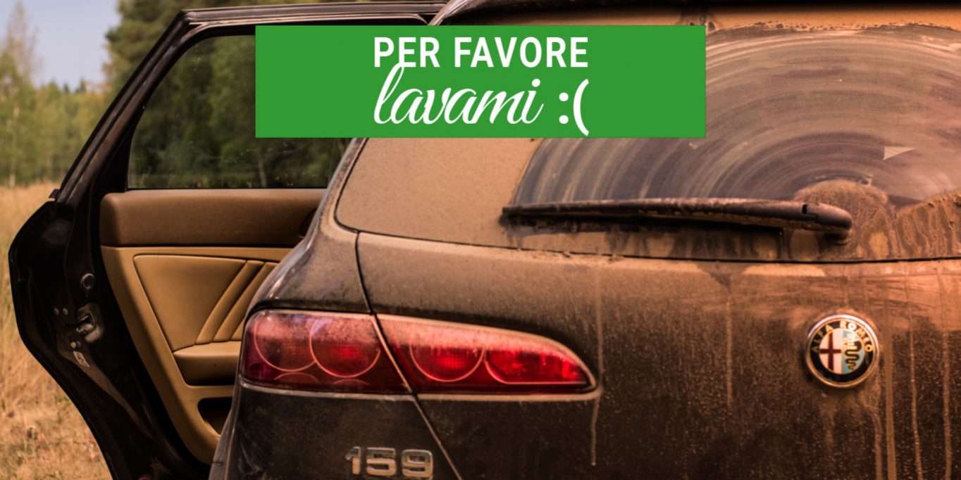 pulizia dell'auto dopo le ferie