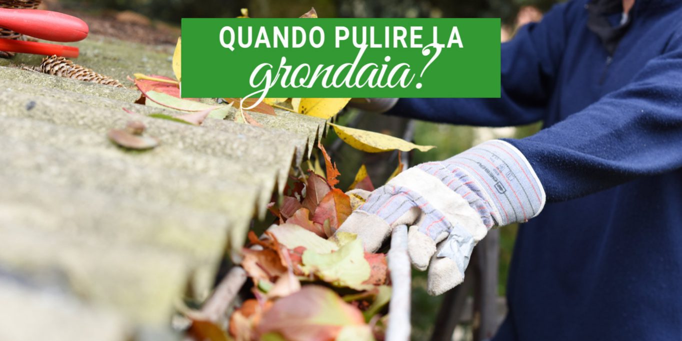 Pulizia e manutenzione della grondaia