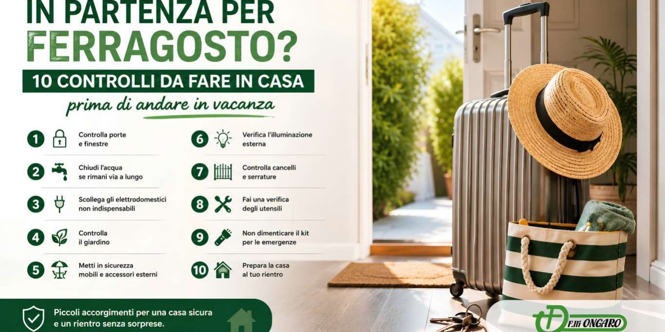controlli casa prima delle ferie